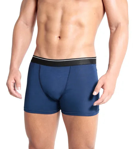 Kit 5 Cuecas Boxer Masculina Algodão Elastano Premium