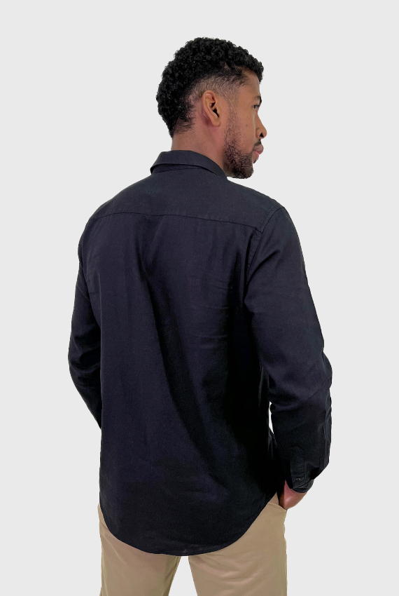 CAMISA MANGA LONGA LINHO SLIM FIT