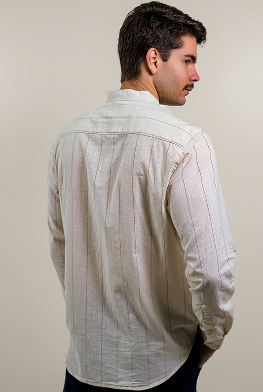 CAMISA LINHO MANGA LONGA PADRE LISTRAS