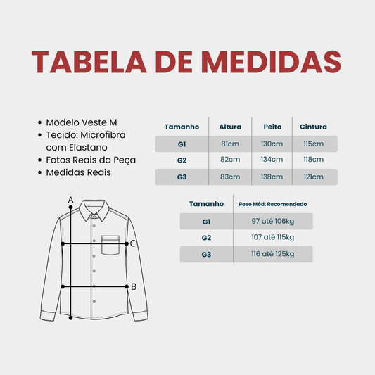 Camisa Social Manga Longa Plus Size Confort Lisa Premium