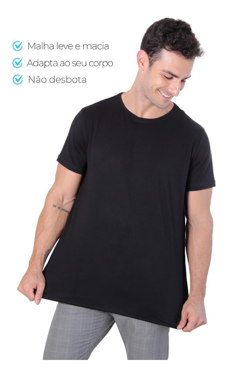 Camiseta Algodão Egípcio Premium Masculina Conforto e Qualidade