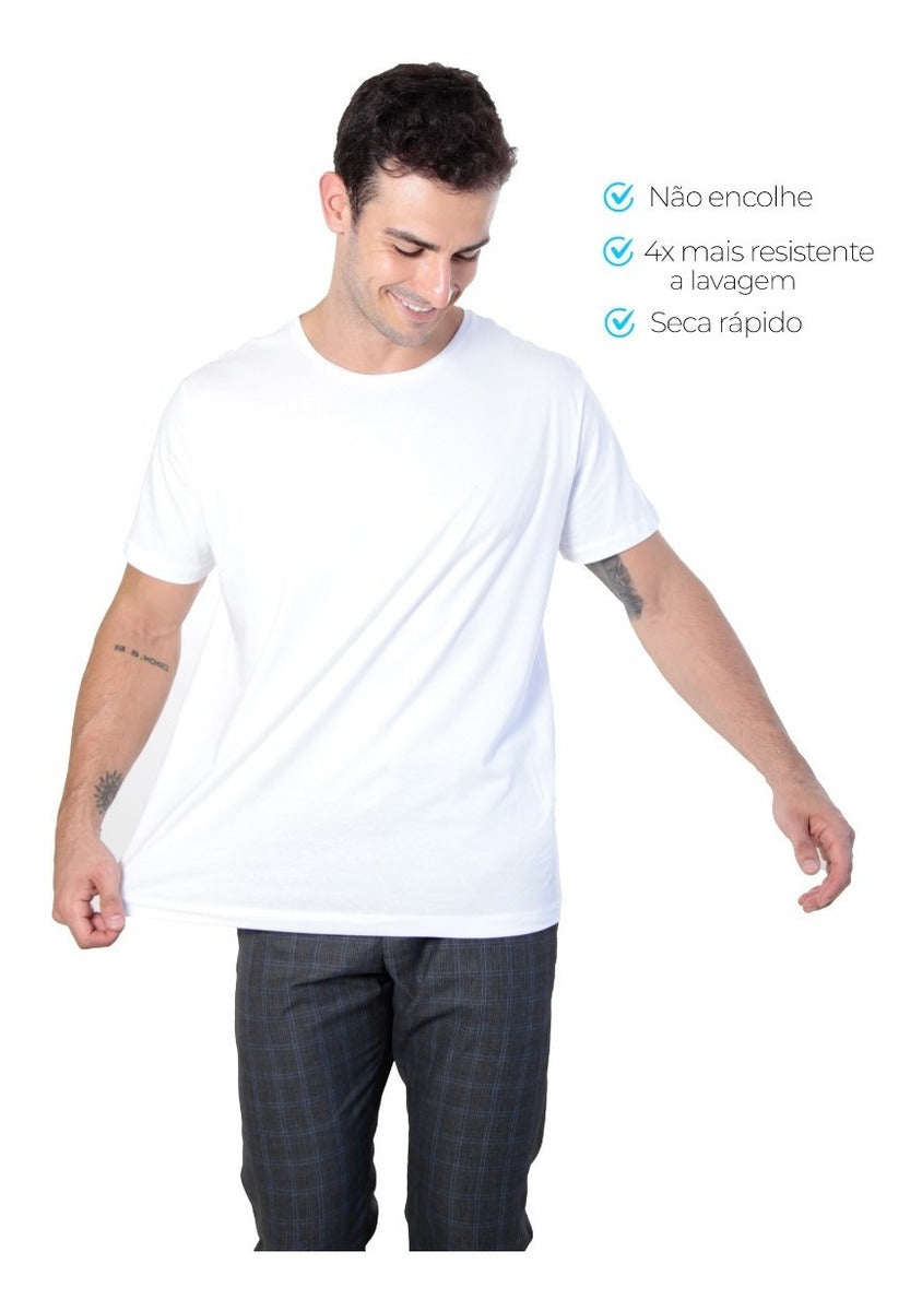 Camiseta Algodão Egípcio Premium Masculina Conforto e Qualidade