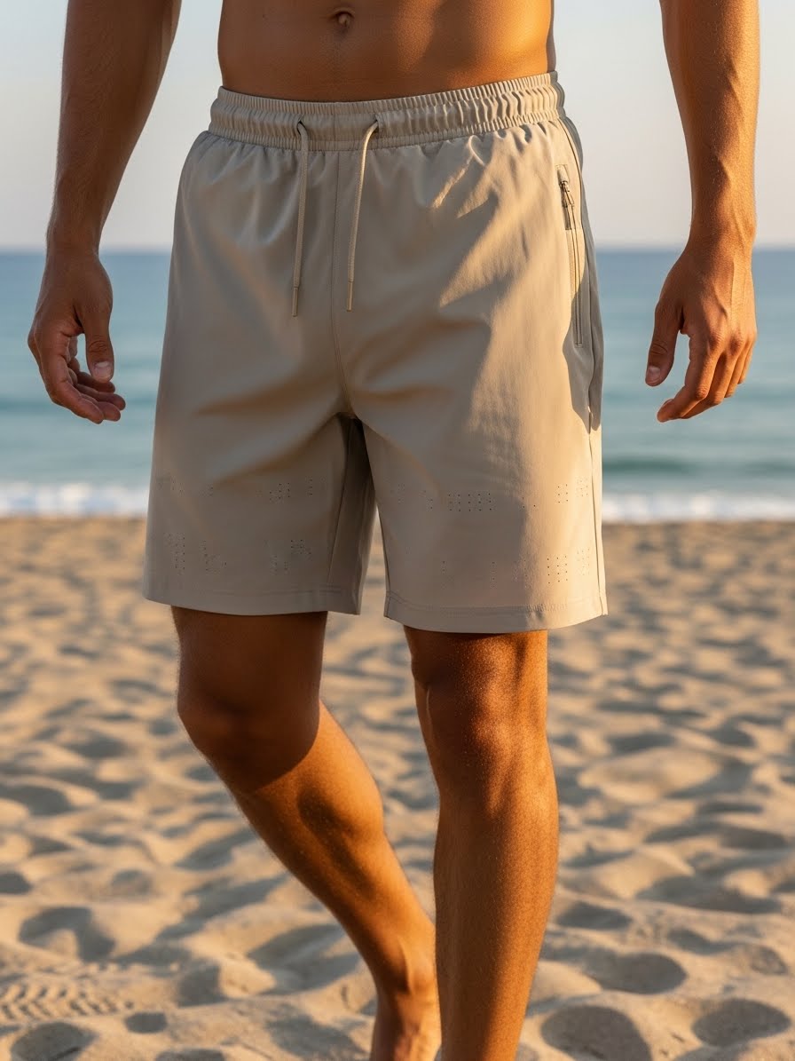 Short Fitness Masculino Dry Fit Poliamida | Academia, Treino e Corrida