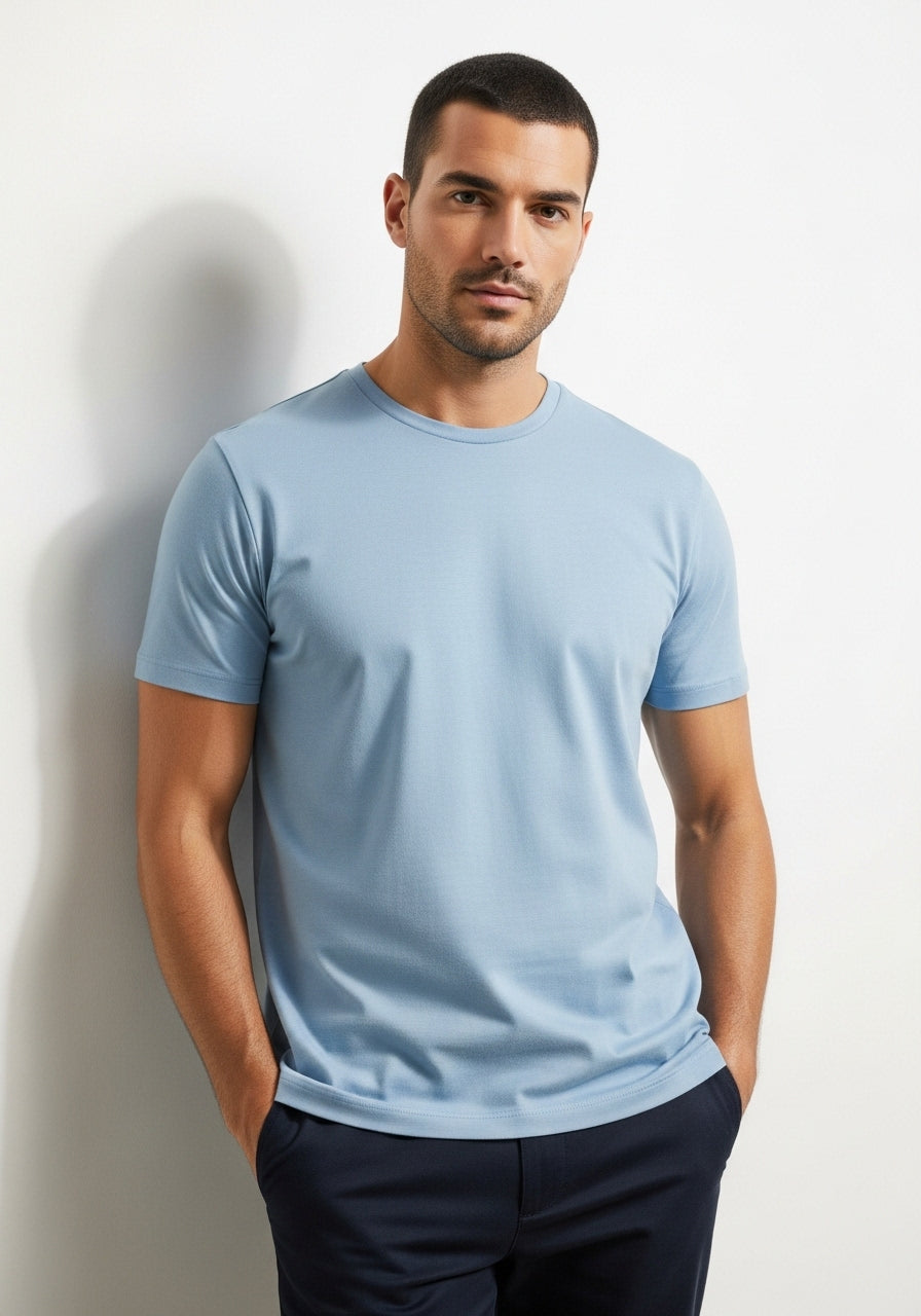 Camiseta Algodão Egípcio Premium Masculina Conforto e Qualidade