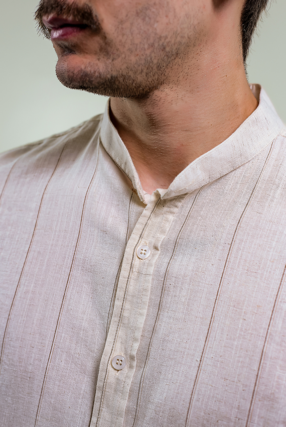 CAMISA LINHO MANGA LONGA PADRE LISTRAS