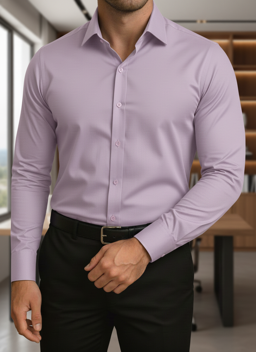 Camisa Social Masculina Manga Longa Gola Italiana Elegante Passa Fácil - Pronta Entrega